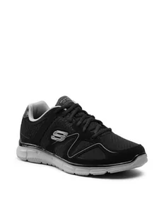 SKECHERS Sneakersy Flash Point 58350/BKGY Czarny - Sneakersy damskie - miniaturka - grafika 1