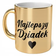 Kubki - Kubek ceramiczny Złoty 330 ml Dzień Dziadka Prezent Najlepszy Dziadek - miniaturka - grafika 1
