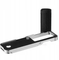 Akcesoria fotograficzne - Metalowy uchwyt grip JJC HG-X100VI SILVER do FujiFilm X100VI - miniaturka - grafika 1