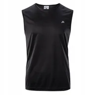 Koszulki męskie - Koszulka męska treningowa Martes Essentials Newat bezrękawnik czarny rozmiar M - miniaturka - grafika 1