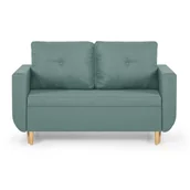 Sofy i kanapy - Sofa kanapa 2 os z funkcją spania DORO miętowa - miniaturka - grafika 1
