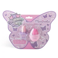Balsamy do ust - Martinelia Shimmer Wings Nail &amp; Lip Balm Duo zestaw lakier do paznokci 4ml + balsam do ust 7g - miniaturka - grafika 1