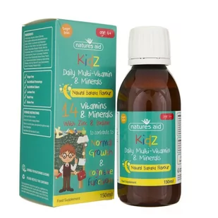 Natures AID AID KIDZ MULTI-VIT & MIN 150ML - Suplementy naturalne - miniaturka - grafika 1