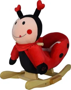 Infantastic Pluszowa biedronka na biegunach, 68 x 33 x 47 cm - Zabawki na biegunach - miniaturka - grafika 1