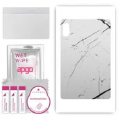 Akcesoria do tabletów i e-booków - folia naklejka skórka strukturalna na TYŁ do Lenovo Tab M9 WiFi - Marmur Biały - apgo SKINS - miniaturka - grafika 1