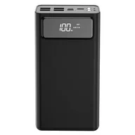 Powerbanki - XO Power bank PR125 50000mAh czarny - miniaturka - grafika 1