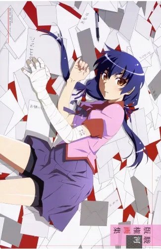 Plakat Anime Owarimonogatari o_014 A1+ (custom)