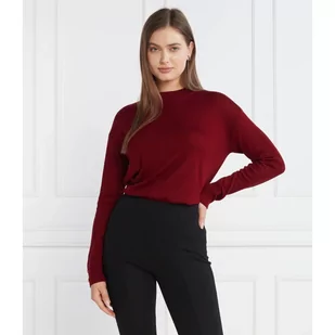 Patrizia Pepe Wełniany sweter | Regular Fit - Swetry damskie - miniaturka - grafika 1