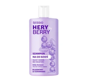 Sessio Hery By Berry Blueberry & Ceramides szampon na co dzień do włosów cienkich i bez objętości 300 ml - Szampony do włosów - miniaturka - grafika 1