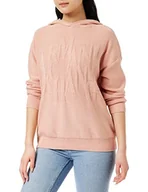 Bluzy damskie - Armani Exchange Damska bluza z kapturem, z dzianiny z przodu, damska, średnia, Lady, M - miniaturka - grafika 1