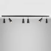 Lampy sufitowe - Aldex Plafon 986PL/K1 6-PŁ z serii ASPO BLACK - miniaturka - grafika 1