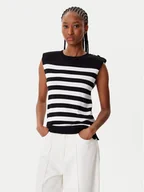 Swetry damskie - Morgan Sweter 252-MRANI Czarny Regular Fit - miniaturka - grafika 1