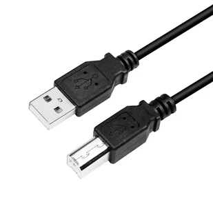 Logilink USB cable USB 2.0 A to B 2x male CU0009B 5 m, USB-A male, USB-B male - Kable komputerowe i do monitorów - miniaturka - grafika 1