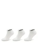 Skarpetki damskie - adidas Skarpety Niskie Unisex Linear Ankle Socks Cushioned Socks 3 Pairs HT3457 Biały - miniaturka - grafika 1