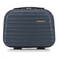 Walizki - WITTCHEN WITTCHEN Walizka na kosmetyki | granatowa | 30 x 16 x 34 | pojemność: 15 l | waga: 1 kg 56-3A-314-91 - miniaturka - grafika 1