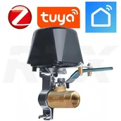 Systemy inteligentnych domów - Tuya Siłownik zaworu kulowego wody/gazu ZigBee Tuya ZIG-WVZ REM-17449 - miniaturka - grafika 1