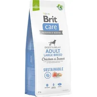 Sucha karma dla psów - Brit Care Dog Sustainable Adult Large Chicken Insect 12kg - miniaturka - grafika 1