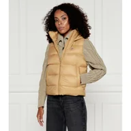 Kamizelki damskie - Tommy Hilfiger Puchowy bezrękawnik | Regular Fit - miniaturka - grafika 1