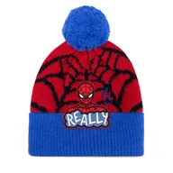 Czapki dla dzieci - Czapka Spiderman Ultimate ACCCS-AW24-228SPRMV Granatowy - miniaturka - grafika 1
