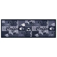 Dywany - vidaXL Lumarko Kuchenny dywanik podłogowy Coffee, niebieski, 60x180 cm 315968 - miniaturka - grafika 1