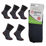 Skarpetki męskie - Skarpety Męskie Mirella Medyczne Z Jonami Srebra 47 -52 5szt Zestaw - miniaturka - grafika 1