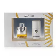 Zestawy perfum męskich - Azzaro Wanted zestaw - woda toaletowa 50 ml + dezodorant sztyft 75 ml AZZ-WAN11 - miniaturka - grafika 1