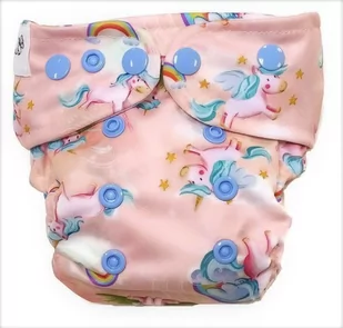 Pieluszka z kieszonką MINI OS 4-11kg JEDNOROŻCE - Pieluchy - miniaturka - grafika 1