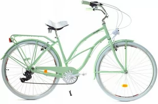 Dallas Bike Cruiser 7spd Alu 28 cali Damski Jasnozielono-biały - Rowery - miniaturka - grafika 1