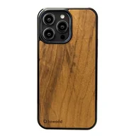 Etui i futerały do telefonów - Drewniane Etui Bewood iPhone 14 Pro Max IMBUIA - miniaturka - grafika 1