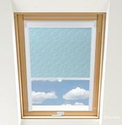 Karnix Roleta do okien dachowych PREMIUM AQUA - Light Blue / Biały
