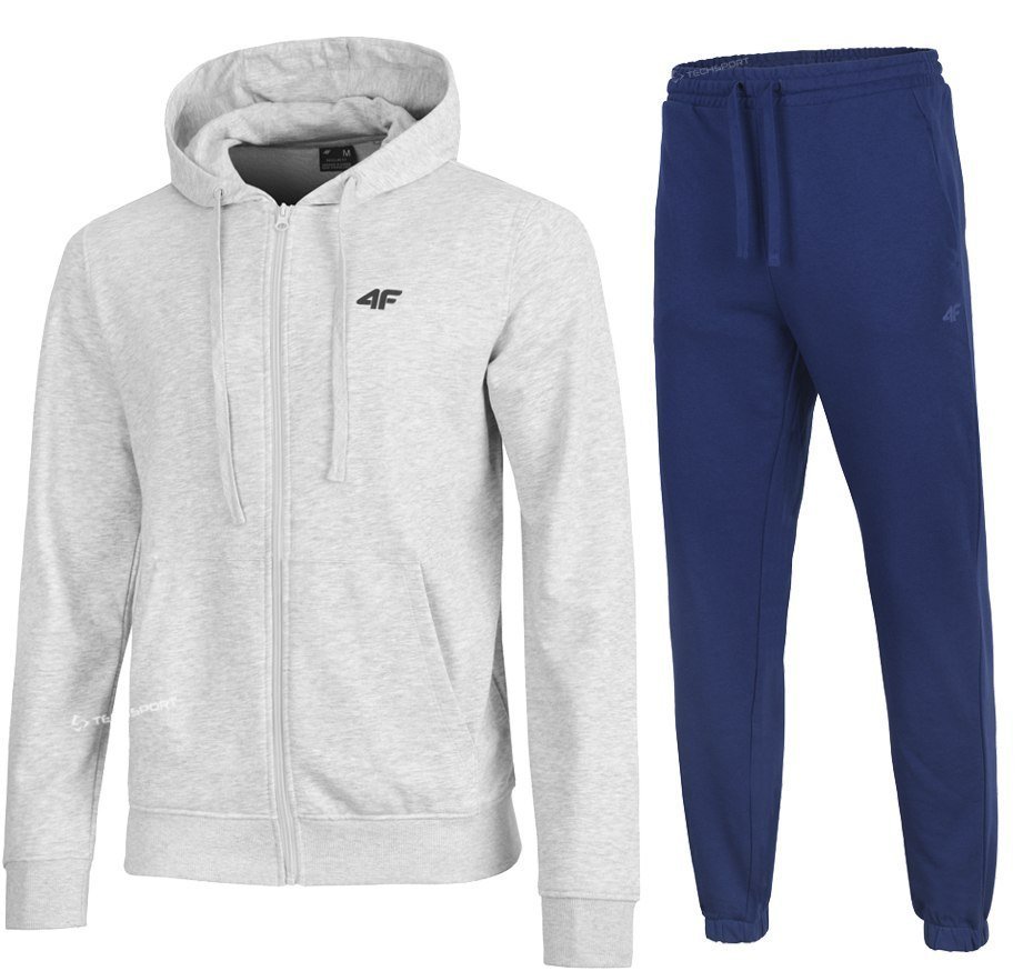 4F OCIEPLANY MÄSKI DRES BAWEĹNA KOMPLET BLUZA SPODNIE / rozm L