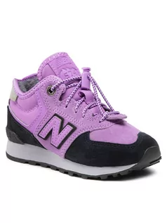 Buty dla dziewczynek - New Balance Sneakersy PV574HXG Fioletowy - grafika 1