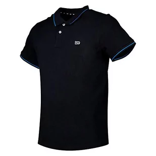 Lee Męska koszulka polo Pique, Ecru (czarny 01), 4XL - Koszulki męskie - miniaturka - grafika 1