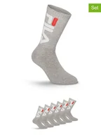 Skarpetki męskie - Fila Skarpety (6 par) w kolorze szarym do tenisa - miniaturka - grafika 1