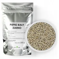 Pieprz - Pieprz Biały Ziarnisty Aromatyczny 200G - miniaturka - grafika 1