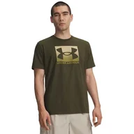 Koszulki męskie - Under Armour UA M Boxed Sports Updated SS - Expedition Green / / Pole Khaki - SM - miniaturka - grafika 1