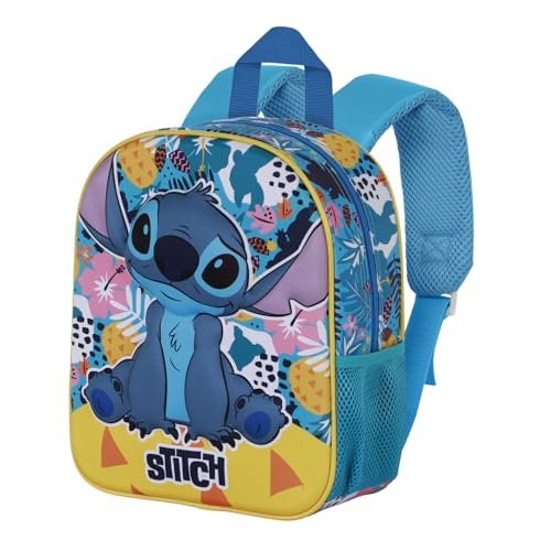 Disney Lilo and Stitch Colors-Elite plecak 3D, turkusowy, 25 x 30 cm, pojemność 7 l, Turkusowy Lilo i Stitch, Jeden rozmiar, Plecak Elite 3D