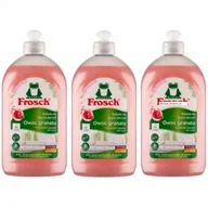 Środki do zmywarek - Frosch Płyn do mycia naczyń owoc granatu balsam Zestaw 3 x 500 ml - miniaturka - grafika 1