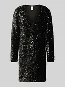 Sukienki - Sukienka koktajlowa z cekinami model ‘ELLE’ - miniaturka - grafika 1