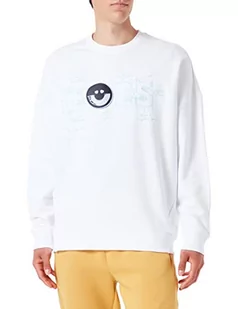 BOSS Męska bluza Salboart, White100, S - Bluzy męskie - miniaturka - grafika 1