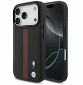 Etui i futerały do telefonów - Etui BMW M Perforated Stripe Logo MagSafe do iPhone 17 Pro czerwony - miniaturka - grafika 1