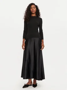 Imperial Sukienka codzienna AFBFIMU Czarny Regular Fit - Sukienki - miniaturka - grafika 1