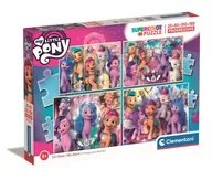 Puzzle - Clementoni Puzzle 20+60+100+180 Super Kolor My Little Pony - - miniaturka - grafika 1