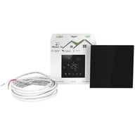 Sterowniki i przekaźniki - Regulator Temperatury Wifi Programowalny Mission Air Leo Black + Czujnik Temperatury Ntc Termostat Smart Home - miniaturka - grafika 1