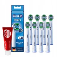 Końcówki do szczoteczek elektrycznych - 8x Końcówka ORAL-B EB20Rx Precision Clean Maximiser + pasta Colgate 20 ml - miniaturka - grafika 1