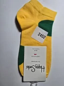 Skarpetki męskie - Kolorowe skarpety Happy Socks stopki unisex rozmiar 36-40 (2452) - miniaturka - grafika 1