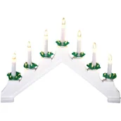 Oświetlenie świąteczne - ŚWIECZNIK ADWENTOWY PLASTIKOWY 7 LED - miniaturka - grafika 1