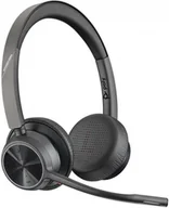 Słuchawki - Plantronics Voyager 4320 UC USB-A Stereo CS - with Charge Stand (218476-01) - miniaturka - grafika 1