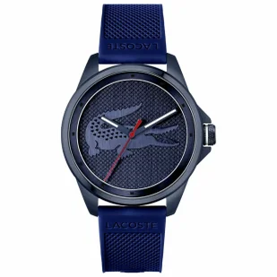 Zegarek Męski zegarek Lacoste 2011174 LE CROC z granatowym paskiem - Zegarki męskie - miniaturka - grafika 1