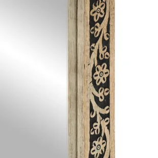 Lustro łazienkowe, 50x70x2,5 cm, lite drewno mango i szkło Lumarko! - Lustra - miniaturka - grafika 7